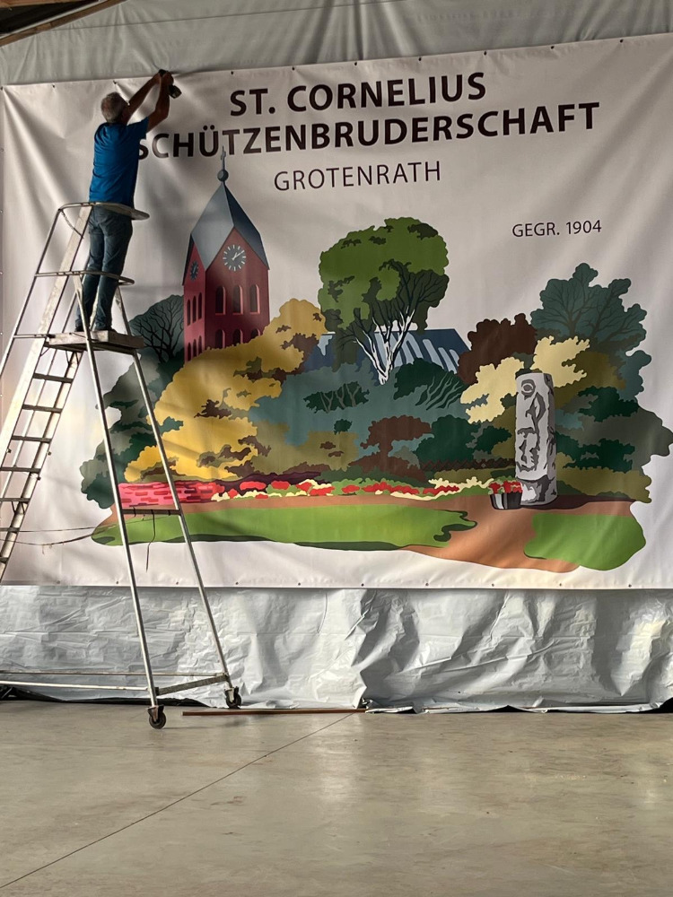 Aufbau Patronatsfest